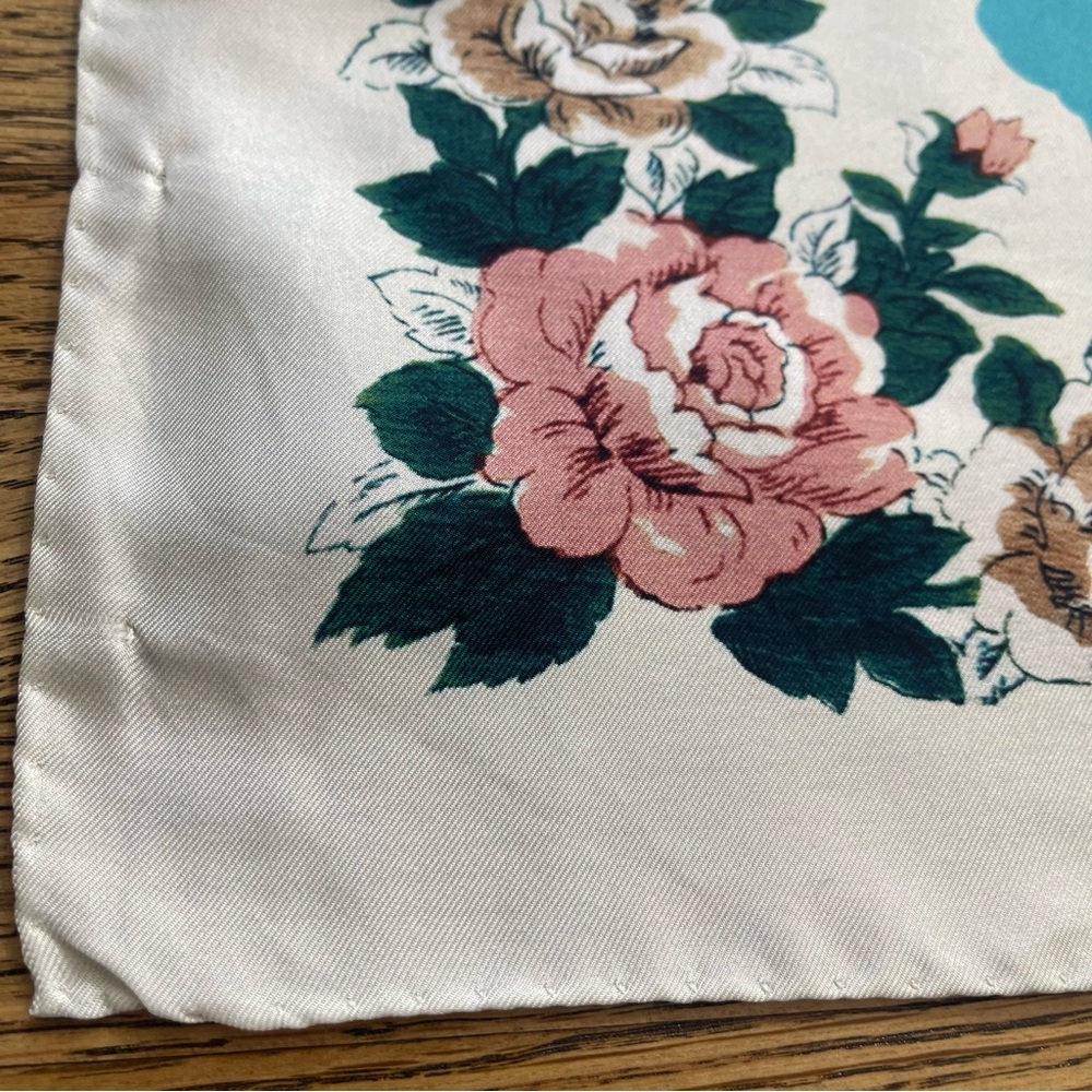 AMIRI California Hawaiian Map White Multi Silk Scarf Size One Size - Picture 3 of 10